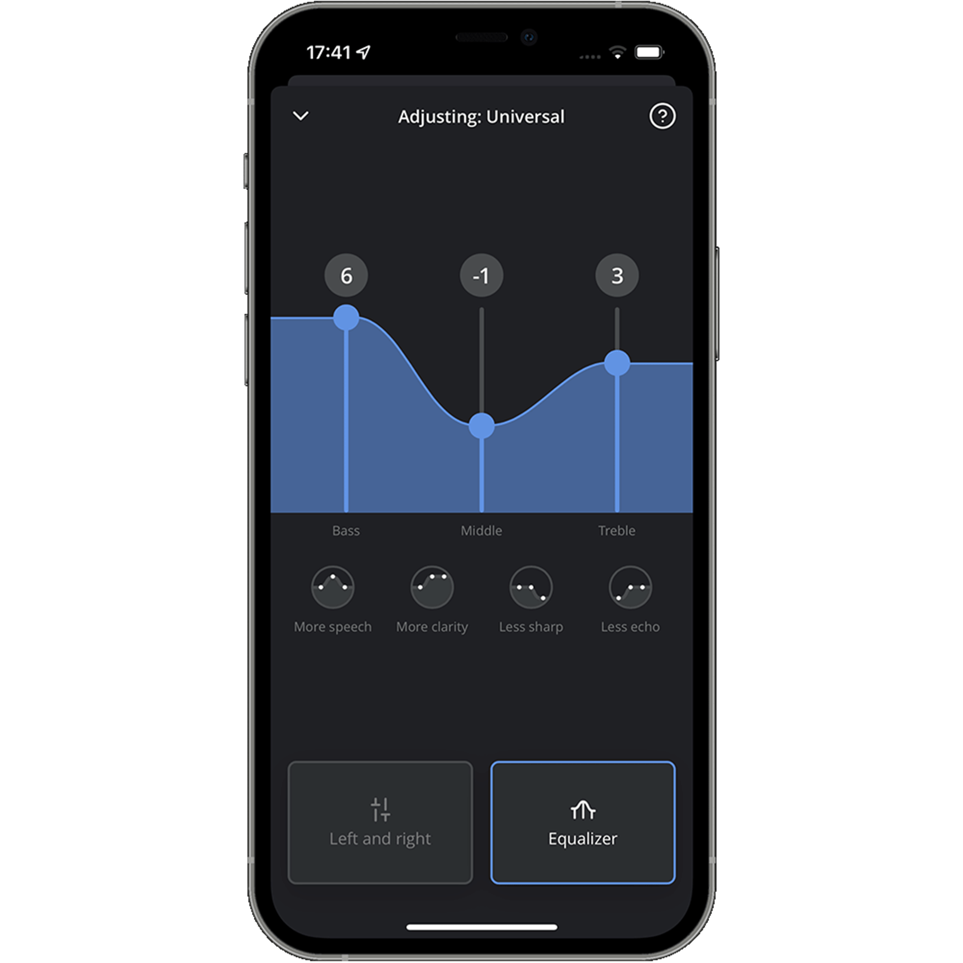 Widex Moment App Screenshot Personalisieren Sie Ihren Klang