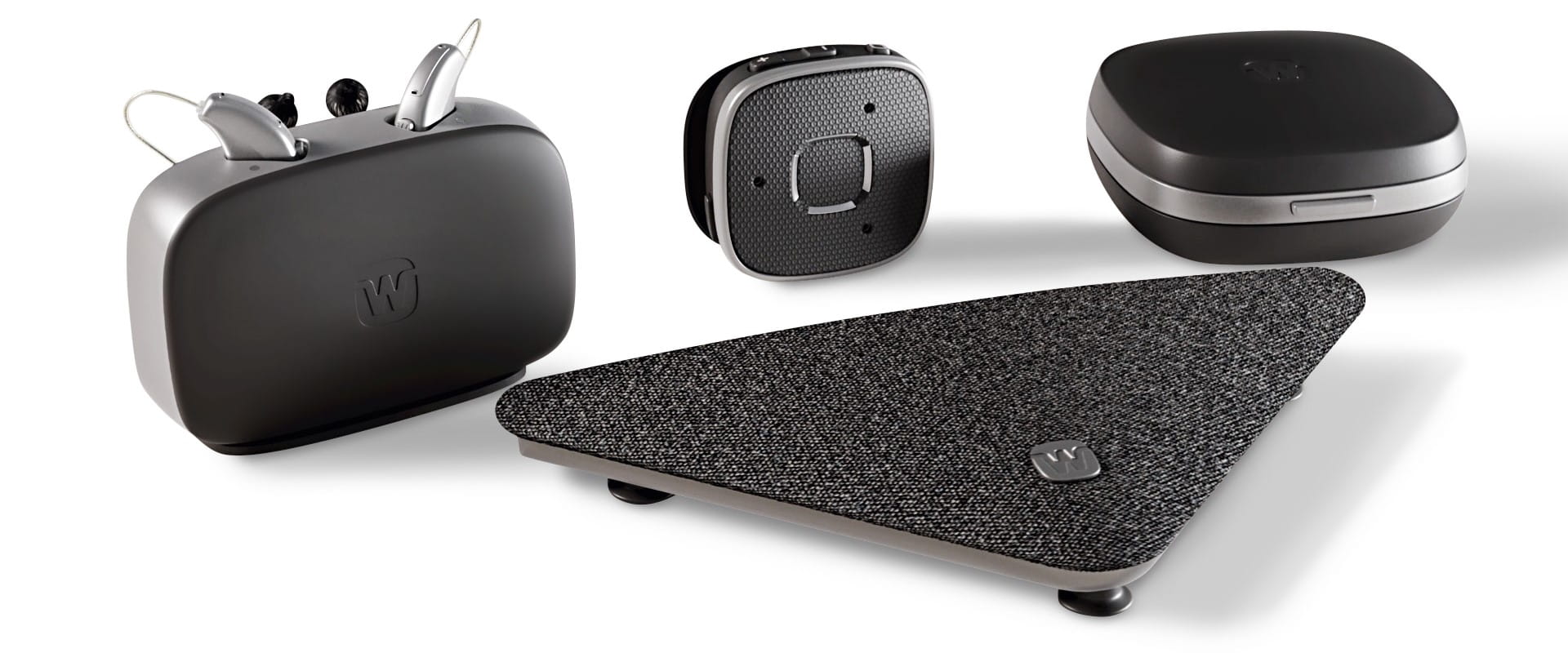 Composing Widex Moment Sheer Produkte: sRIC, Sound Assist, TV Play