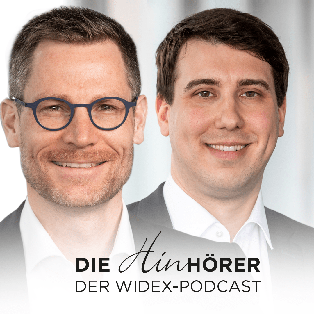 Vorschaubild Widex-Podcast "Die Hinhörer", Rüdiger Luithle und Simon Müller