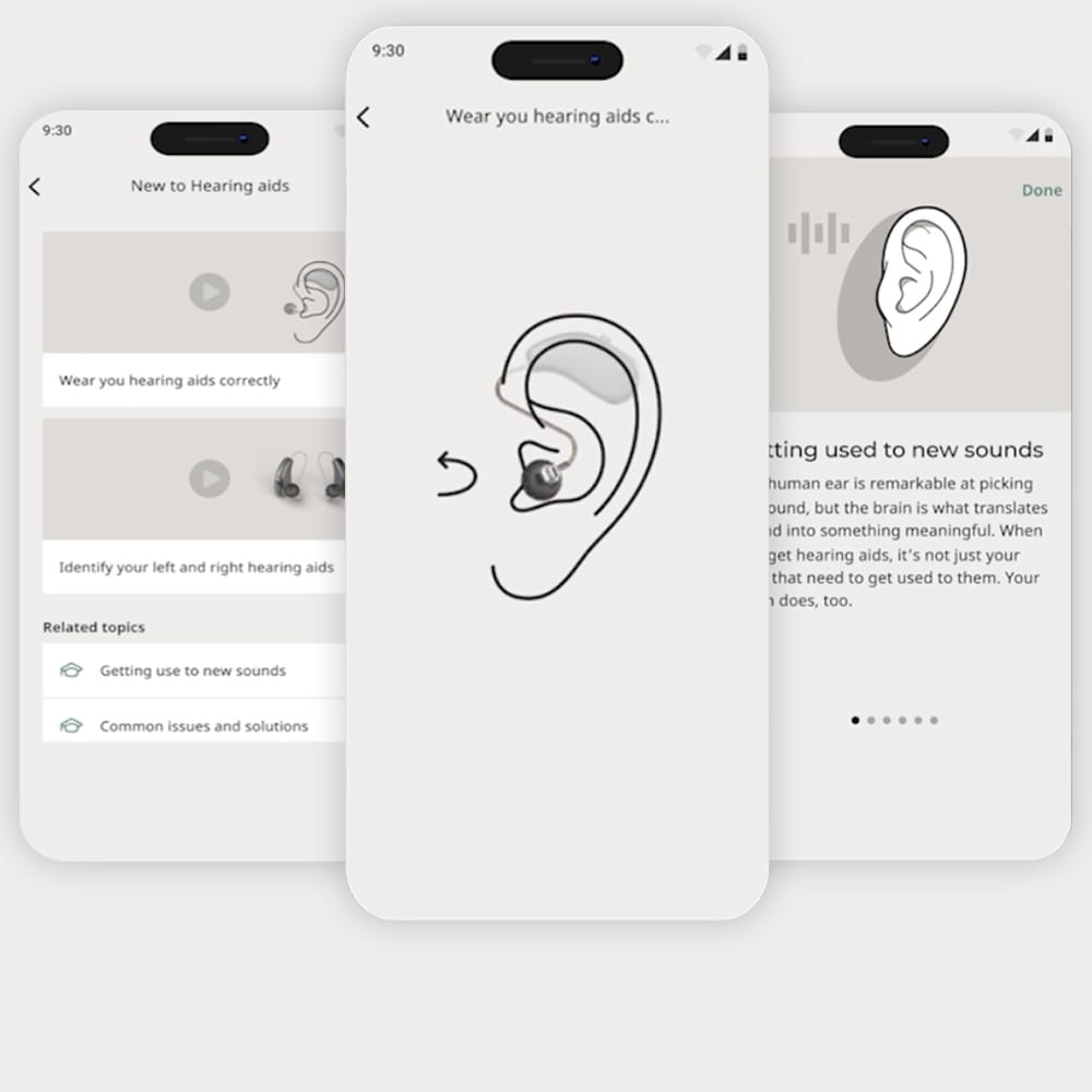 Widex Allure App Guides