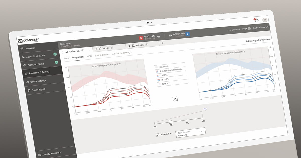 Widex Compass Cloud