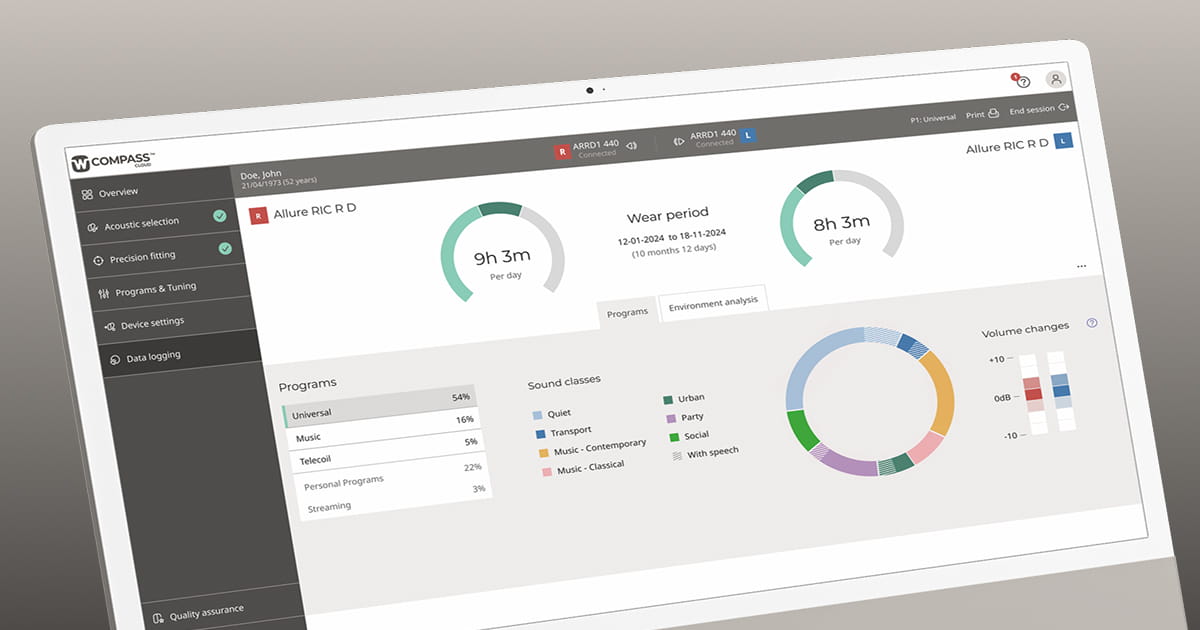 Widex Compass Cloud