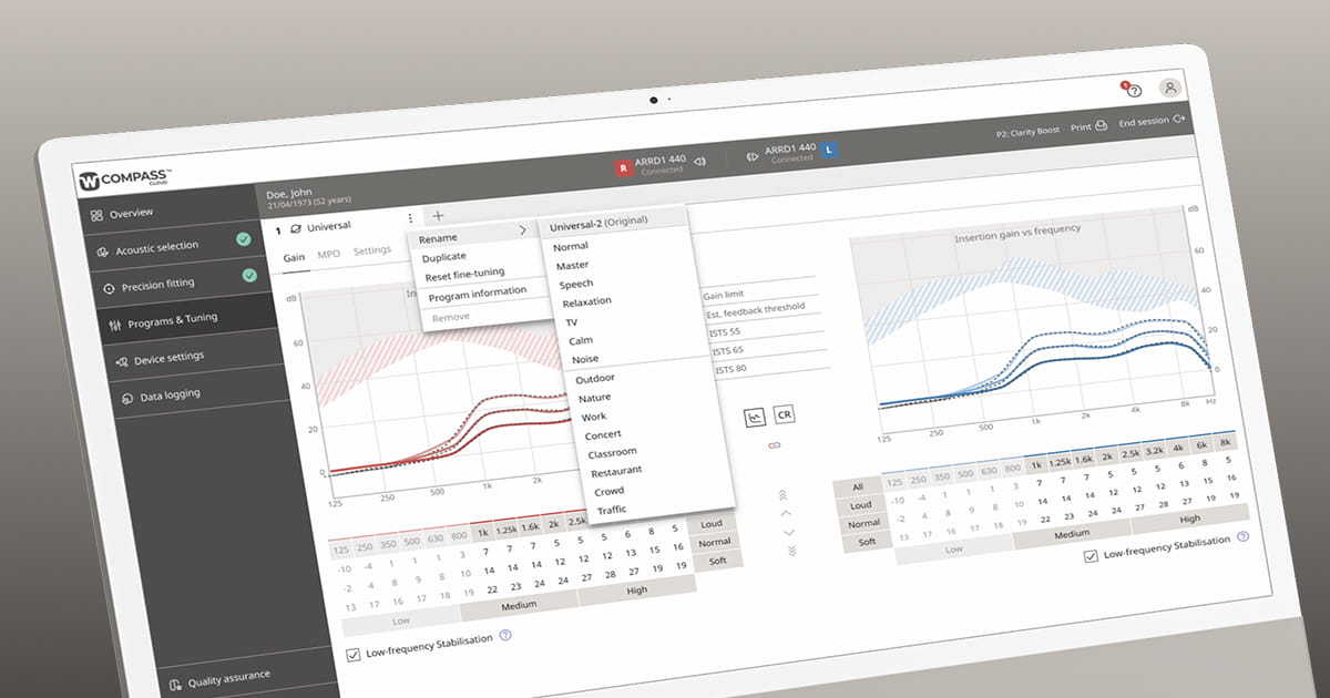 Widex Compass Cloud