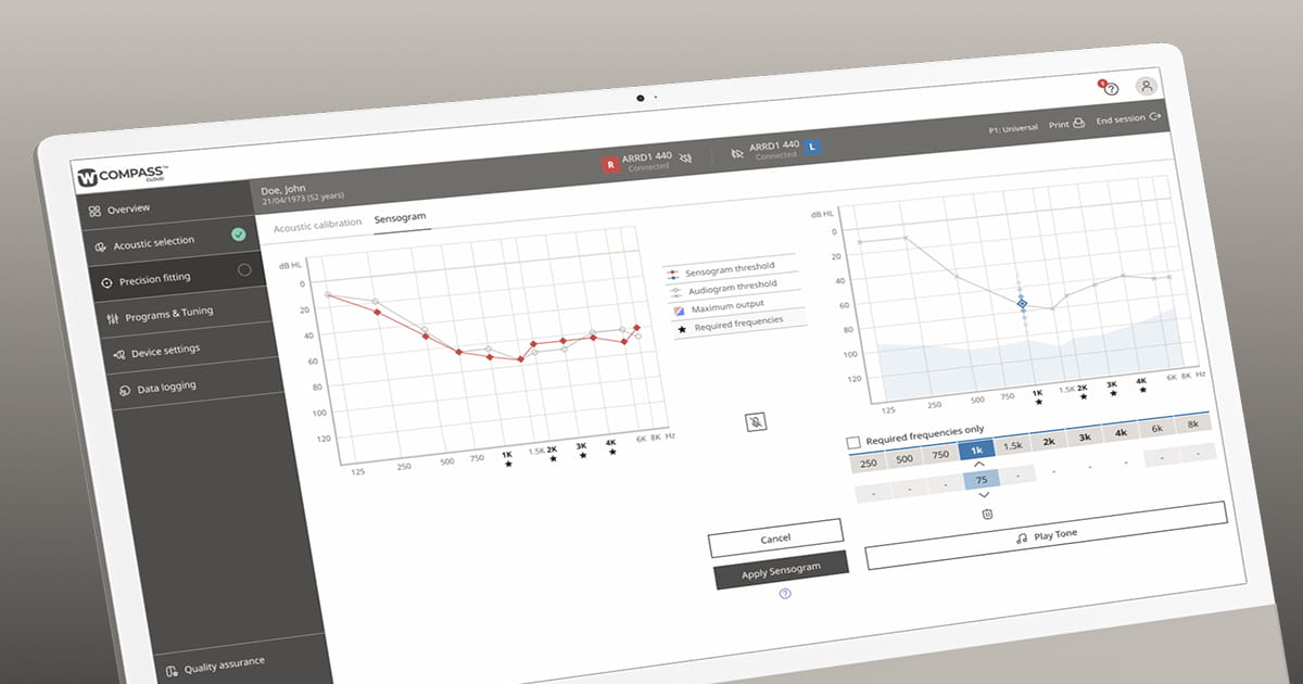 Widex Compass Cloud
