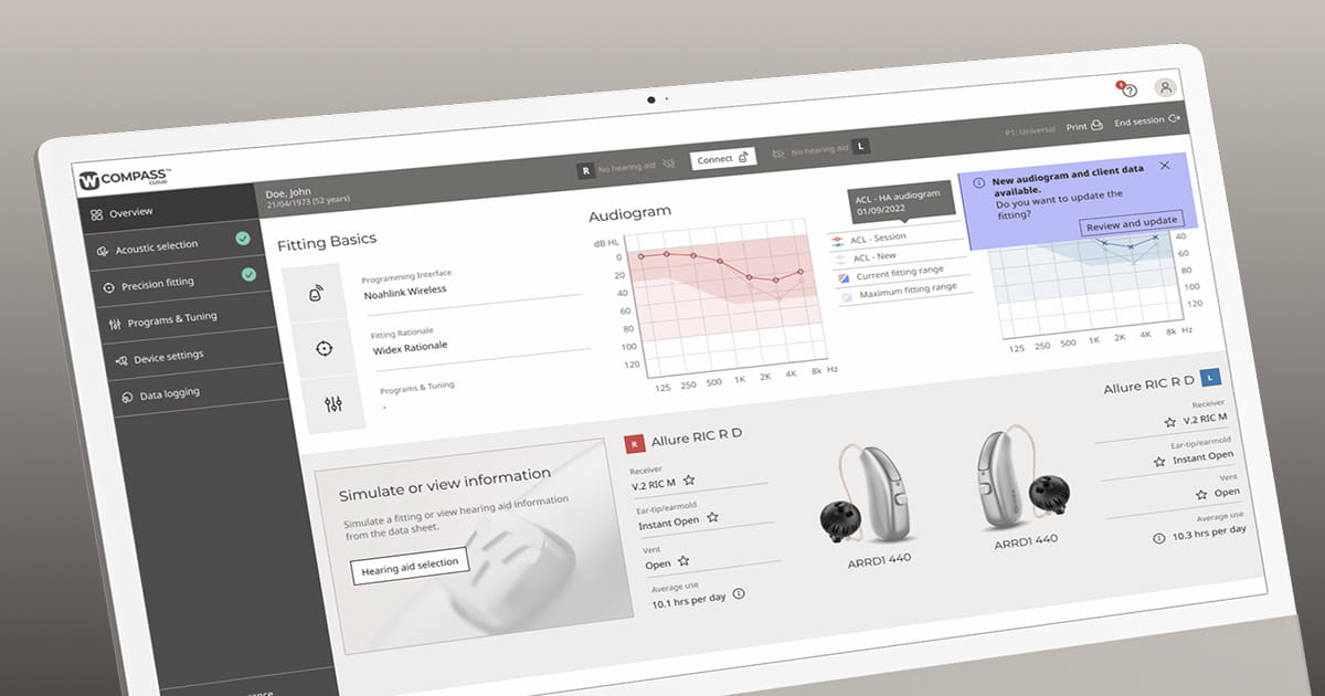 Widex Compass Cloud