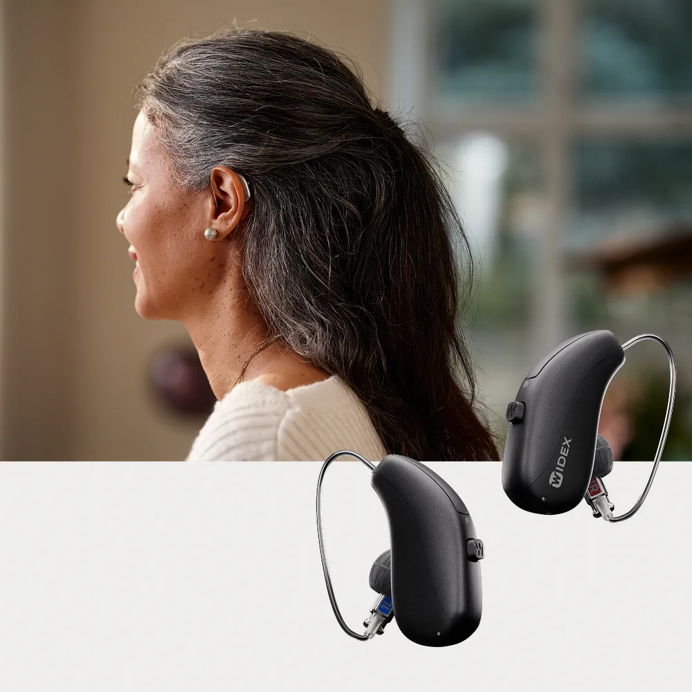 Widex Allure rechargeable receiver-in-canal hearing aids